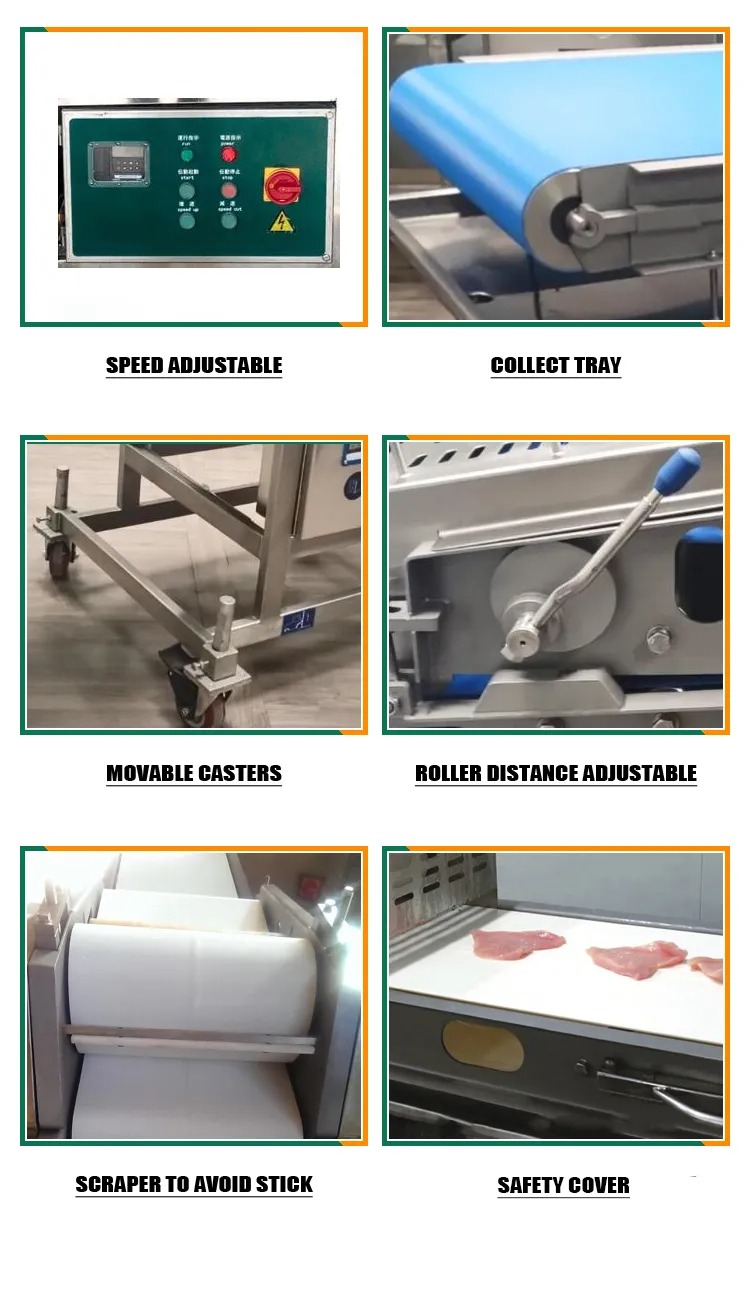 Industrial Chicken Breast Flattener Machine
