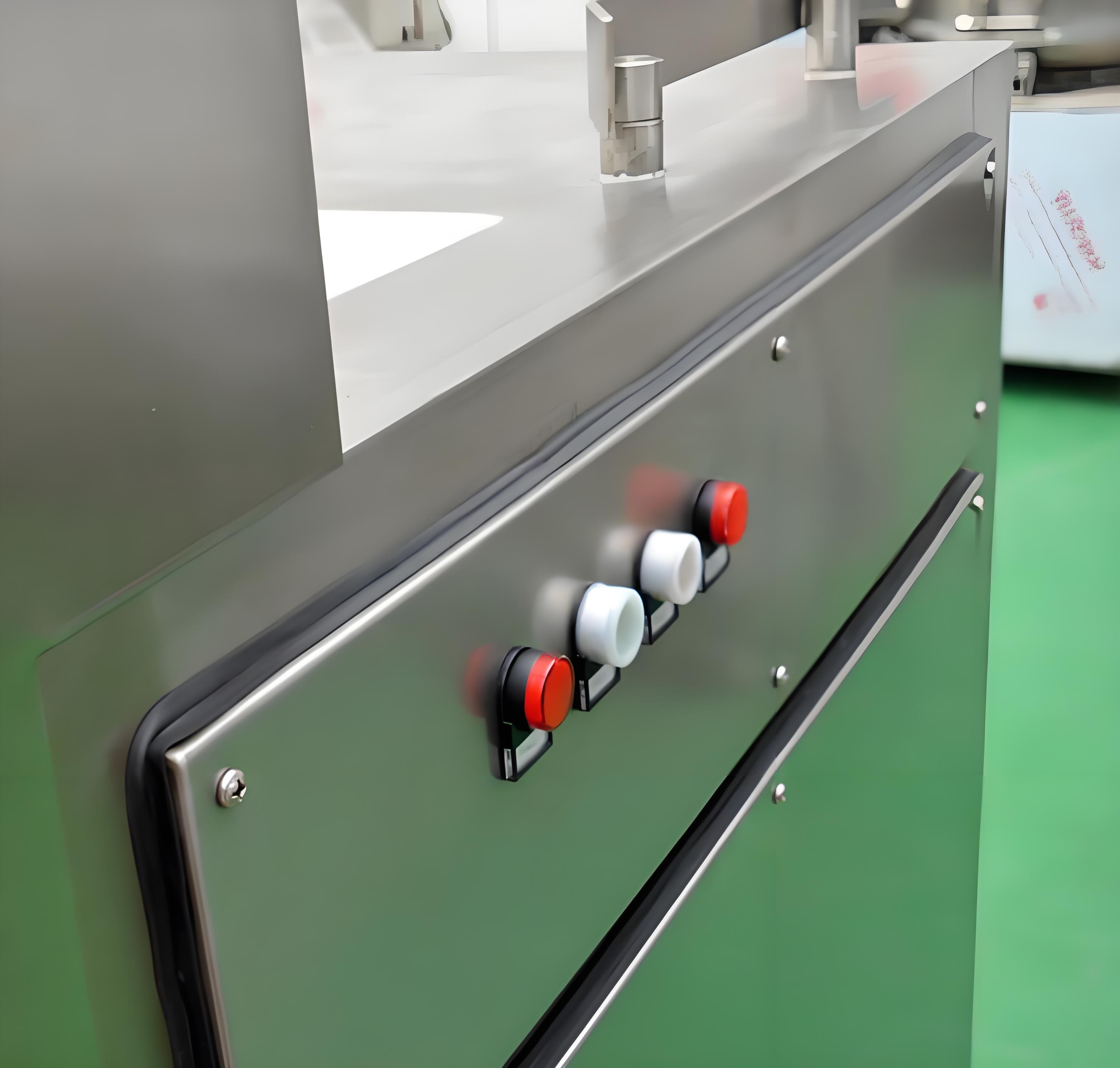 Frozen meat cutting machine control panel