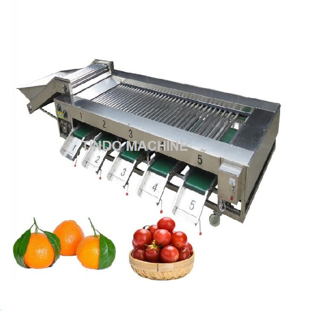 Roller Type Fruits Grading Machine