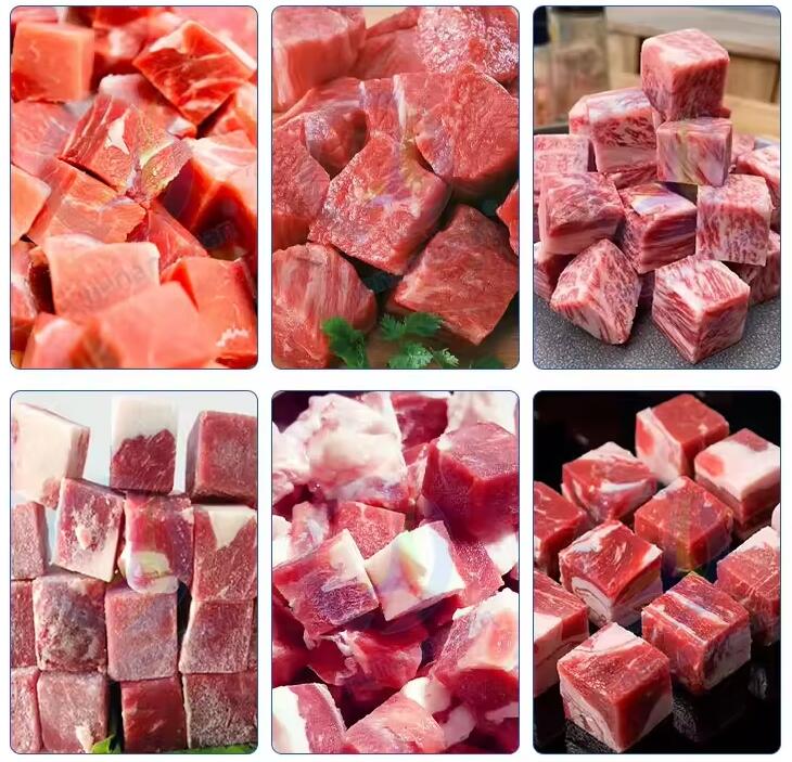 meat cutting machine for frozen meat cube