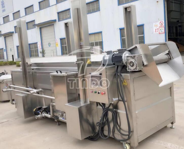 continues type fryer machine
