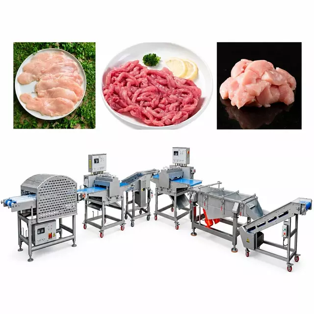 Chicken Dicing Line | Fresh Meat Dice Cutting Production Line