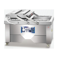 DZ-700/2S double chamber vacuum packaging machine with 720 x 620 mm chamber