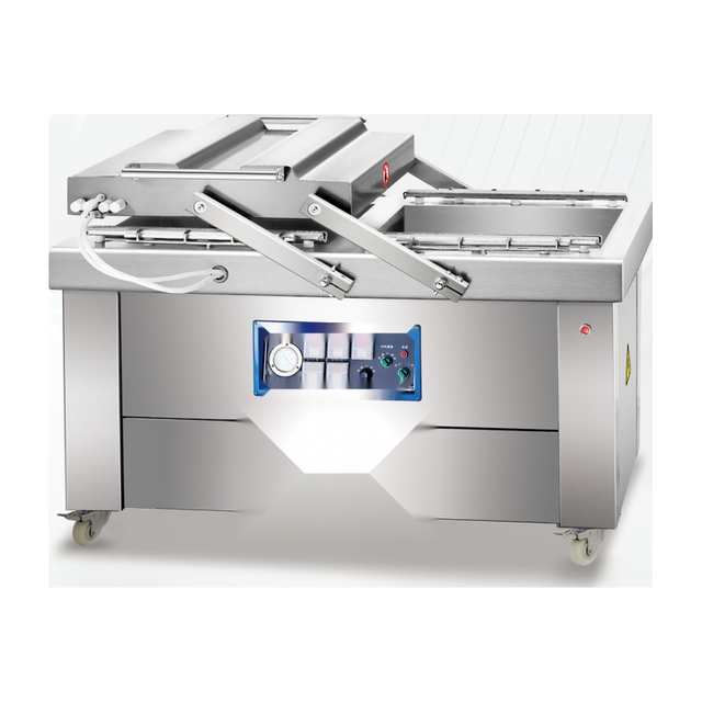 DZ-700/2S double chamber vacuum packaging machine with 720 x 620 mm chamber