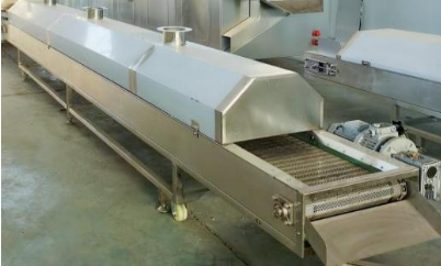 cooling machine for nuts roasting line