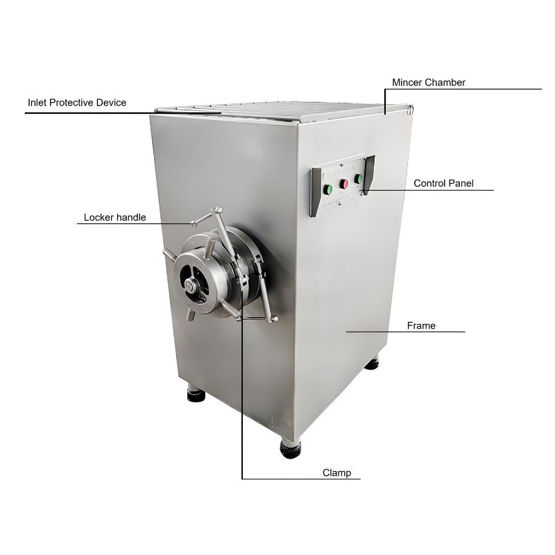 Commercial & Industrial Fresh/Frozen Meat Grinder Mincer Machine | High Efficiency SUS304 Meat Processing Equipment