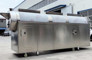 Seeds roasting line