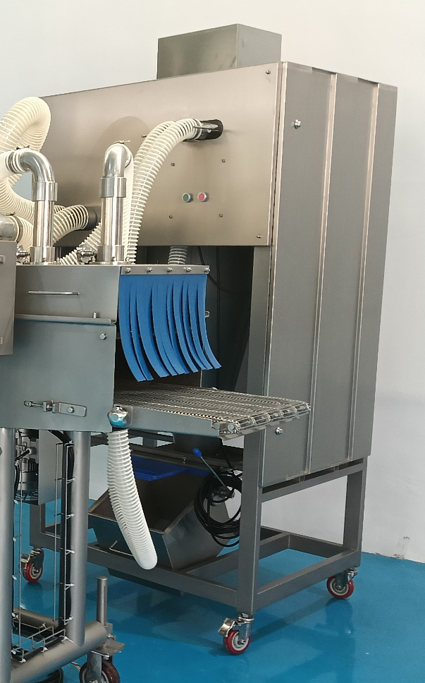 Integrated dust collection device capturing flour dust at source FLU400 preduster